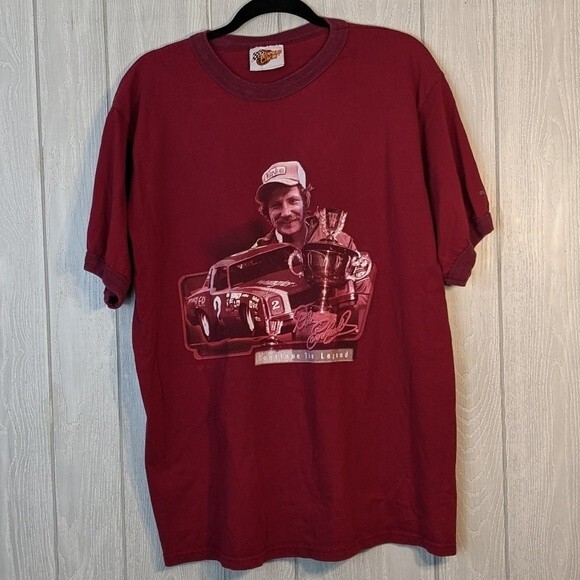 Vtg Dale Earnhardt Nascar Winston Cup Winner 1980 Sz XL Ringer Tee - Picture 3 of 8